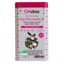Thé Bio Vert & Blanc Tai-Chi Litchi  80 g